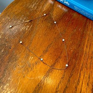 14K Gold and Opal Chain Necklace